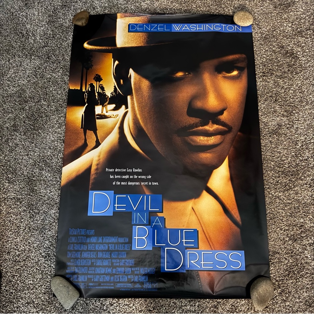 Devil In A Blue Dress Original 27 X 40 Theatrical Movie Poster
